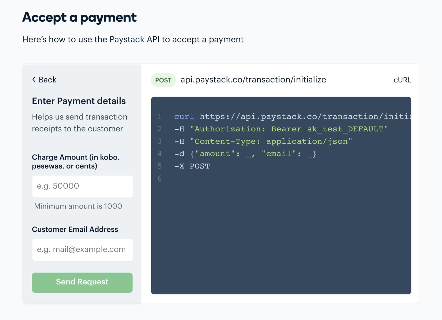 API walkthrough
