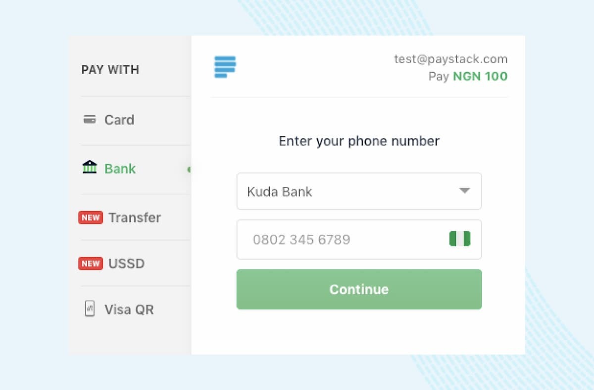 Kuda on Checkout