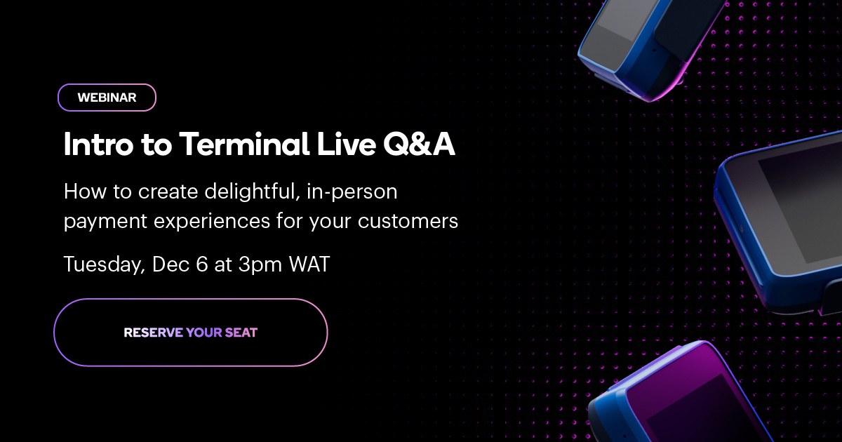 Terminal Webinar