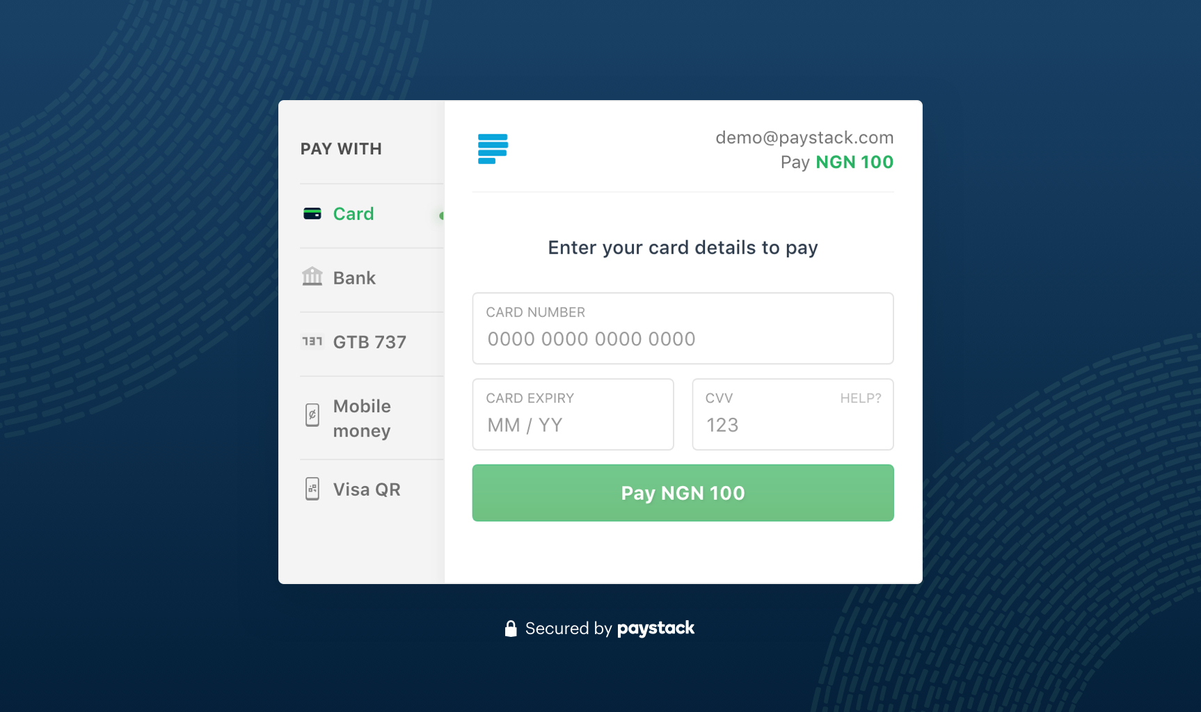 Paystack Checkout